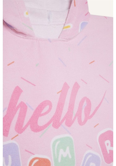 Defacto Kız Çocuk Desenli Pamuklu Panço Havlu E3917a825smpn1 Pembe Defacto Kız Çocuk Desenli Pamuklu Panço Havlu E3917a825smpn1 Pembe