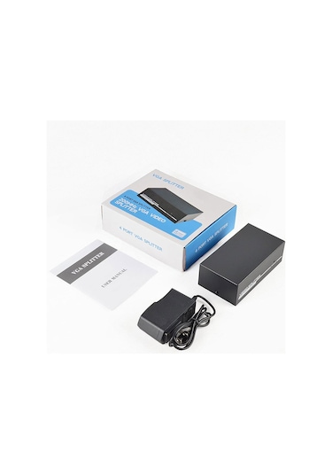 4 Port Vga Splitter 200 Mhz 1 Giriş 4 Çıkış Video Ekran Çoğaltma