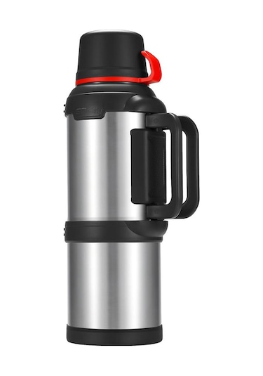 6270 Travel Pot Çelik Termos 4 Litre - Gümüş Gümüş
