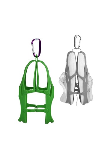 Pazly Suntek Çanta İçin Ayakkabı Askısı Dolap Yeşil S Ve M Model Diğer