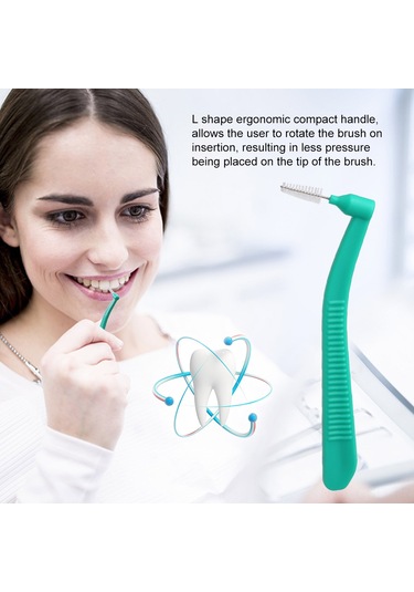 Samdoo Silikonlu İç Diş Fırçası Seti - 15 Adet Spiral Tasarım - Gıdaları Temizle, Diş Eti Enflamasyonunu Önle