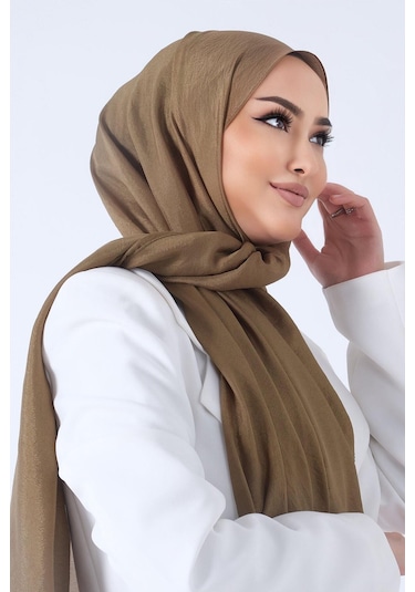 Harem Scarf Brisa Vual Şal - Oksit - Koyu Haki