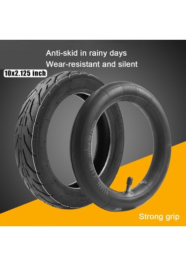 Ninebot F20 / F25 / F30 / F40 Elektrikli Scooter Tekerleği Şişirilmiş İç Tüp İçin 10 İnç Pe Lastik, Tip: İç Lastik