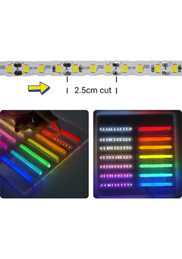 Ikinci Nesil Mor Difüzör 5 Metre 6mm Neon Led Silikon Şerit Kapağı Led Şerit İçermez Mor