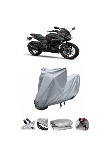 Bajaj Pulsar F 250 Su Geçirmez Gri Motosiklet Brandası