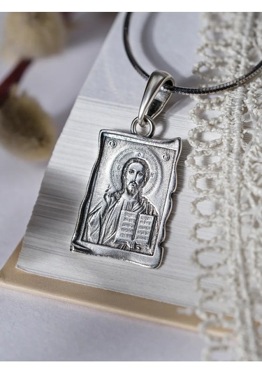 Lucente 925 Ayar Gümüş "isa Mesih" Kolye 248459266