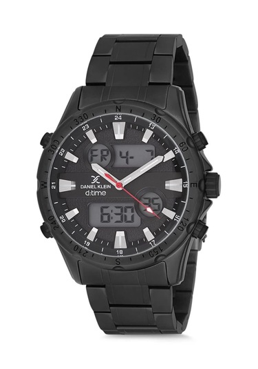 Daniel Klein 8680161840770 Siyah Dijital Analog Erkek Kol Saati