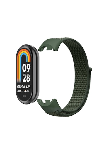 Butam Bilişim Xiaomi Mi Band 9 Krd-03 Hasır Kordon-gri