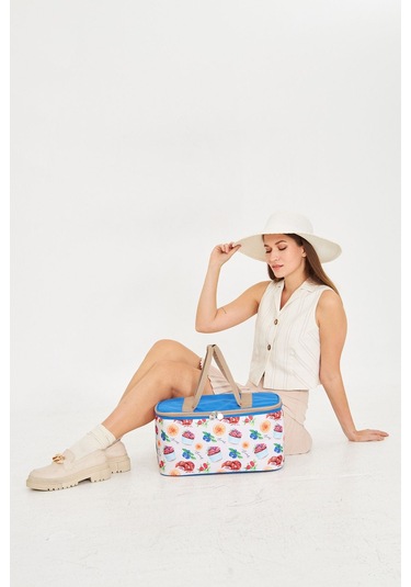 Superbag 22 Litre Piknik/kamp Çantası Sepeti. Termal Termos Çanta Sıcak-soğuk Koruma Sağlar Verona-20250141 Verona Çok Renkli