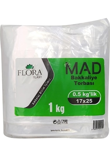 Naylon Torba Bakkaliye Torbası 14x28 Cm 0,5 Kg 1.kalite