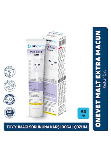 Onevet Malt Extra Paste Tüy Yumağı Önleyici Kedi Maltı 50 Gr
