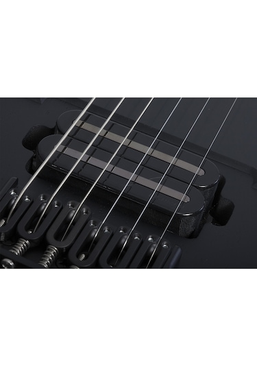 Schecter Pt Black Ops Elektro Gitar Satin Black Open Pore