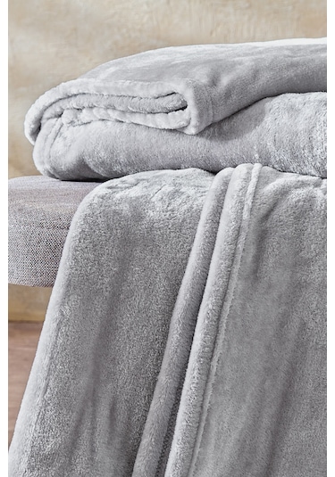 Yataş Bedding Olenna Wellsoft TV Battaniyesi 140 x 190 CM Açık Gri