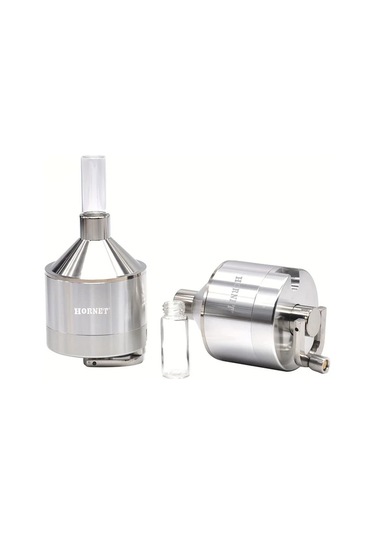 Elmpaly Hornet 44mm Manuel Baharat Değirmeni Ve Toz Kırıcı Cam Şişe Uyumlu