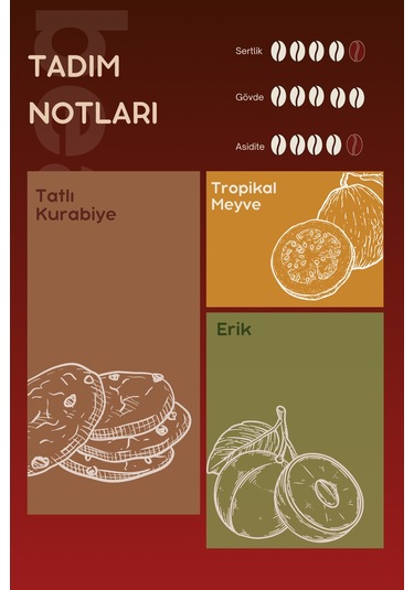 Colombia Orange Tabi Çekirdek Kahve 250 Gr , %100 Arabica Çekirdek Kahve