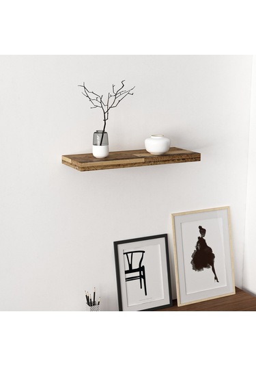 Minar Gizli Tutuculu Duvar Rafı 60 Cm