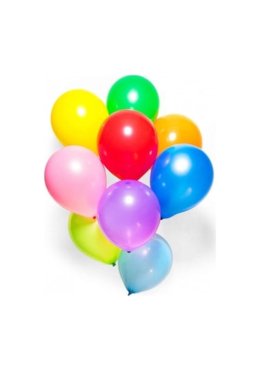 Balon Halkası 50'li Kika Parti Malzemeleri Çok Renkli