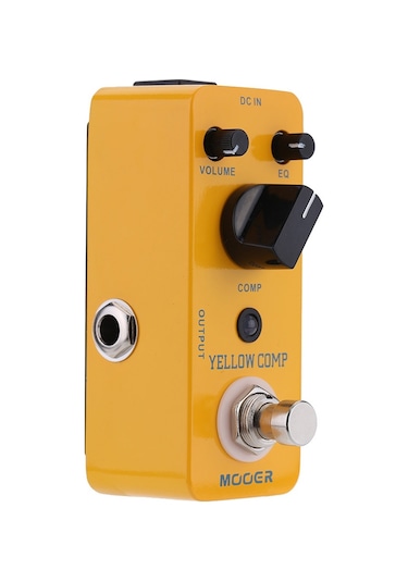 Mooer Elektro Gitar True Bypass İçin Mooer Sarı Comp Mikro Sarı
