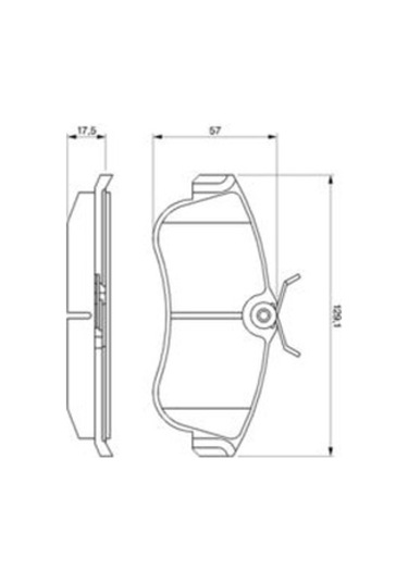 Nissan Primera 1.6 1996-2002 Bosch Ön Balata