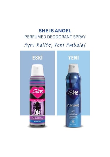 She Is An Angel Kadın Deodorant 150 ML