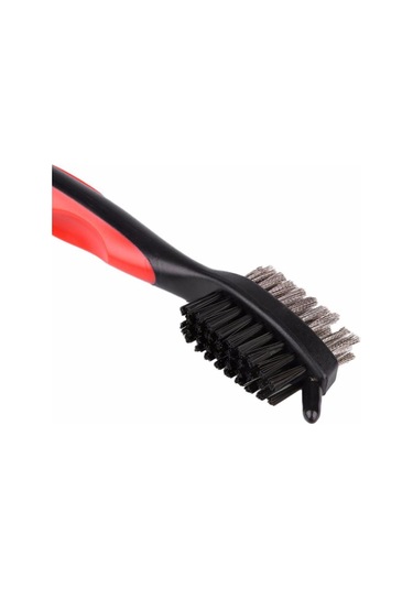 Qingmipy Golf Silici - Kombinasyon Tırnaklı, Gölgeli Temizleme Çekiçi, Ergonomik Tutamaklı Ve Geri Çekilebilir Kordonlu Toprak Ve Çim Temizleyici Kırmızı