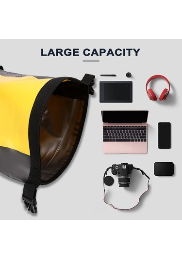 25l Su Geçirmez Sırt Çantası Ağır Hizmet Tipi Roll-top Y29190y Sarı