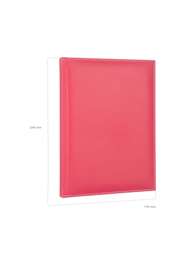 Deri Kapak Defter Ajanda Tarihsiz Kareli 17X24 Cm Siyah N11.93