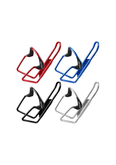 Xindoker Alüminyum Çelik Bisiklet Su Flaske Tutucu - Hafif, Dayanıklı, Kırmızı Rengi 87x154mm Siyah