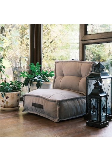 Pafu Ola Yer Minderi Gri