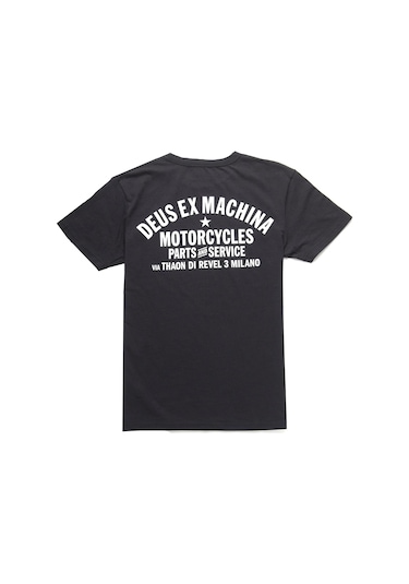 T-shirt - Milano Address Siyah / Deus