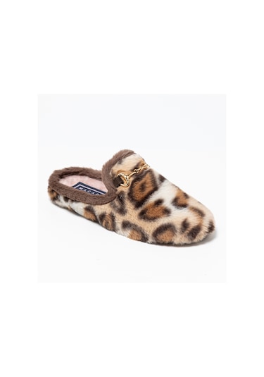 Anaı146 Leopard Camel Terlik/ Panduf Ev Kadın Anaı146-mk Macarena Leopardo Camel Anaı146 Leopard Camel