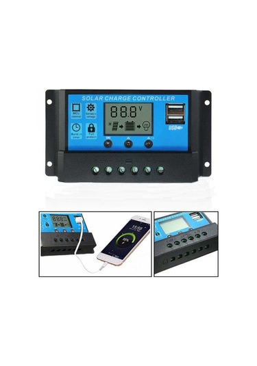 Unichrome 30A Solar Güneş Panel Akü Şarj Kontrol Cihazı