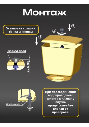 Uklad Alt Bağlantılı Klozet İçin Montaj Seti 443954492