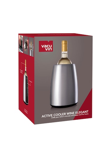 Vacu Vin 3649360 Aktif Soğutucu Elegant Paslanmaz Çelik Kutulu