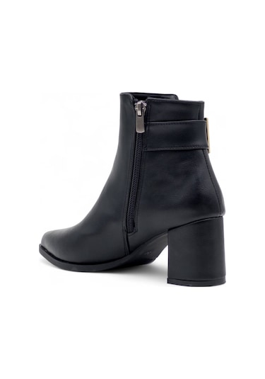 Pandora Moda K25.101.0112 Cilt Kadın Bot Siyah