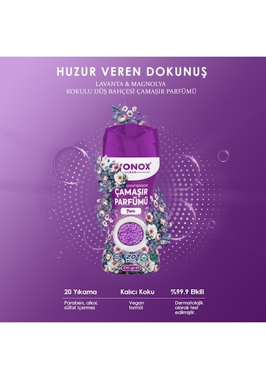 Evonox Clean Granül Çamaşır Parfümü & Çamaşır Yumuşatıcı Paris 210 Gr Tekli