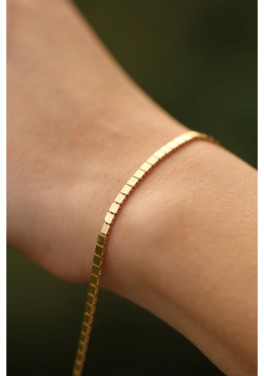 Çgk Çiğdem Gürel Kuyumculuk İtalyan Altın Bileklik Çok Renkli