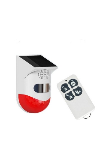 1291 Güneş Enerjili Sensörlü Alarm Hırsız Ve Yabani Hayvan Kov...