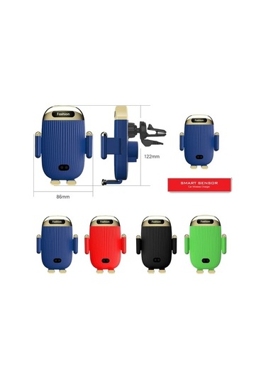 Wisdomselect Yue Store Araba Wiress Charger Telefon Tutucusu Siyah Emme Kupası Braketi Vantuzlu C1eqxv