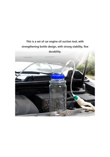 Tongxida 2l Manuel Motor Yağı Pompası - Evrensel Yağ Değişim Aleti, Dayanıklı Şeffaf Tasarım