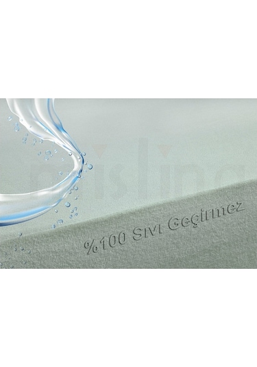 Mislina Home 120X200 Beyaz Fitted Sıvı Geçirmez Alez