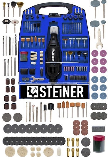 Steiner 302 Parça Devir Ayarlı 460 Watt Hobi Kalıpçı Gravür Seti N11.75