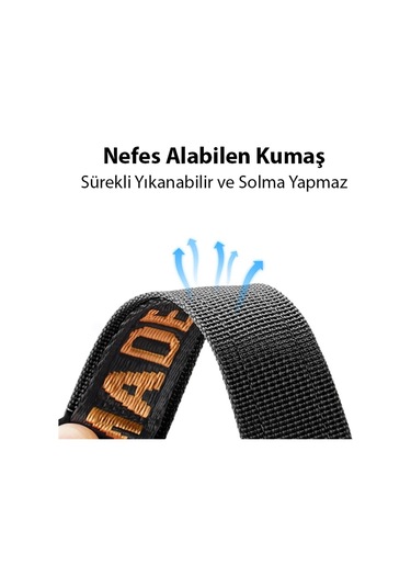Dux Ducis Apple Watch Uyumlu 42/44/45mm İçin Kayış Kordon Lylon Loop- 5775
