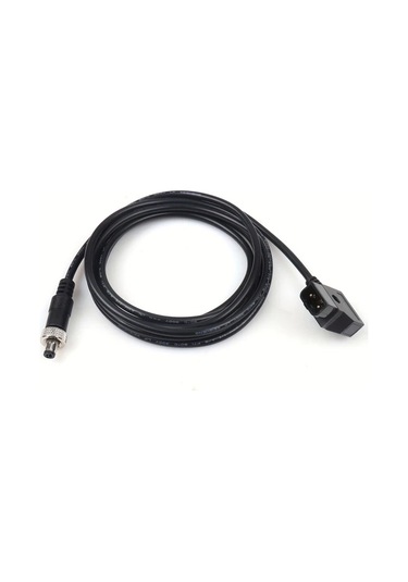 Siyah 30cm Lano D-tap Güç Kablosu Kilitli Fiş - Kameralar, Led Video Işıkları Ve Lcd Monitörler İçin Güvenli Bağlantı