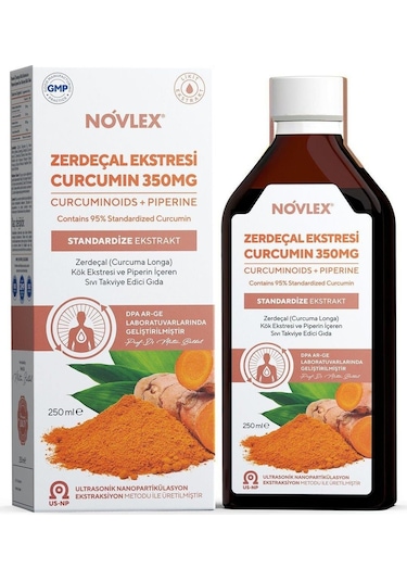 Novlex Zerdeçal Eki Curcumin 350mg 250 ML