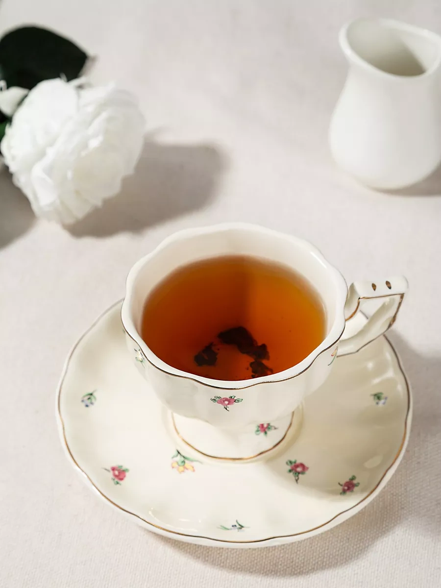 Teplo V Rukah Seramik Çay Takımı 220 Ml, Bardak Ve Fincan Takımı 220247908 Beyaz Kum