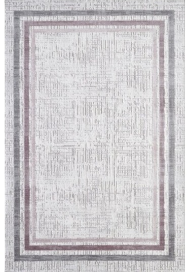 Artemis Halı Amour 5756a Lila Gri 120 180 Beyaz - Gri