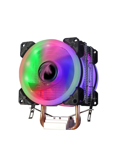 Gametech Freezer HD 2.0 AMD / Intel Gaming Rainbow Kule Tipi İşlemci Fanı 95 W TDP