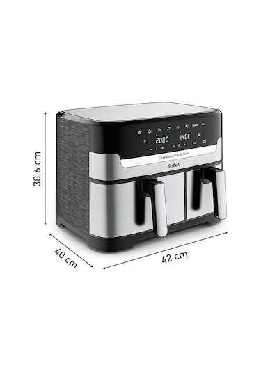 Tefal EY905D Easy Fry & Grill Dual 8.3 L Yağsız Fritöz