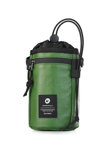 Rhınowalk Rk24933 Polyester Bisiklet Gidon Kök Çantası - Ordu Yeşil
